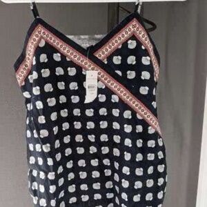 Ann Taylor Spaghetti strap summer top